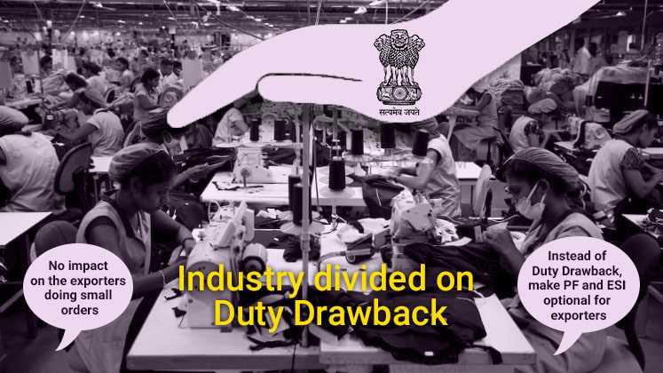 Duty Drawback Decline: Apparel industry stands divided over the issue