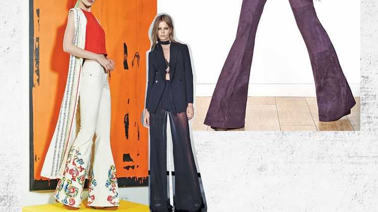 Bell-bottoms revisited’: the retro shape from the ’20s, ’30s and ’70s is back with a bang