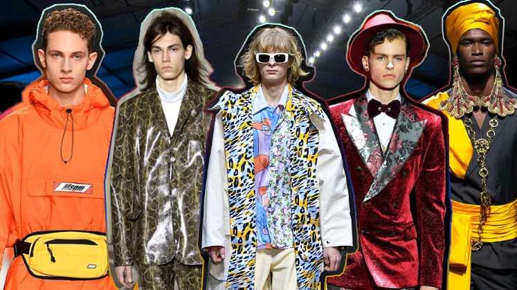 Gender Fluid eccentricity at its peak for London and Milan Menswear Fashion Weeks